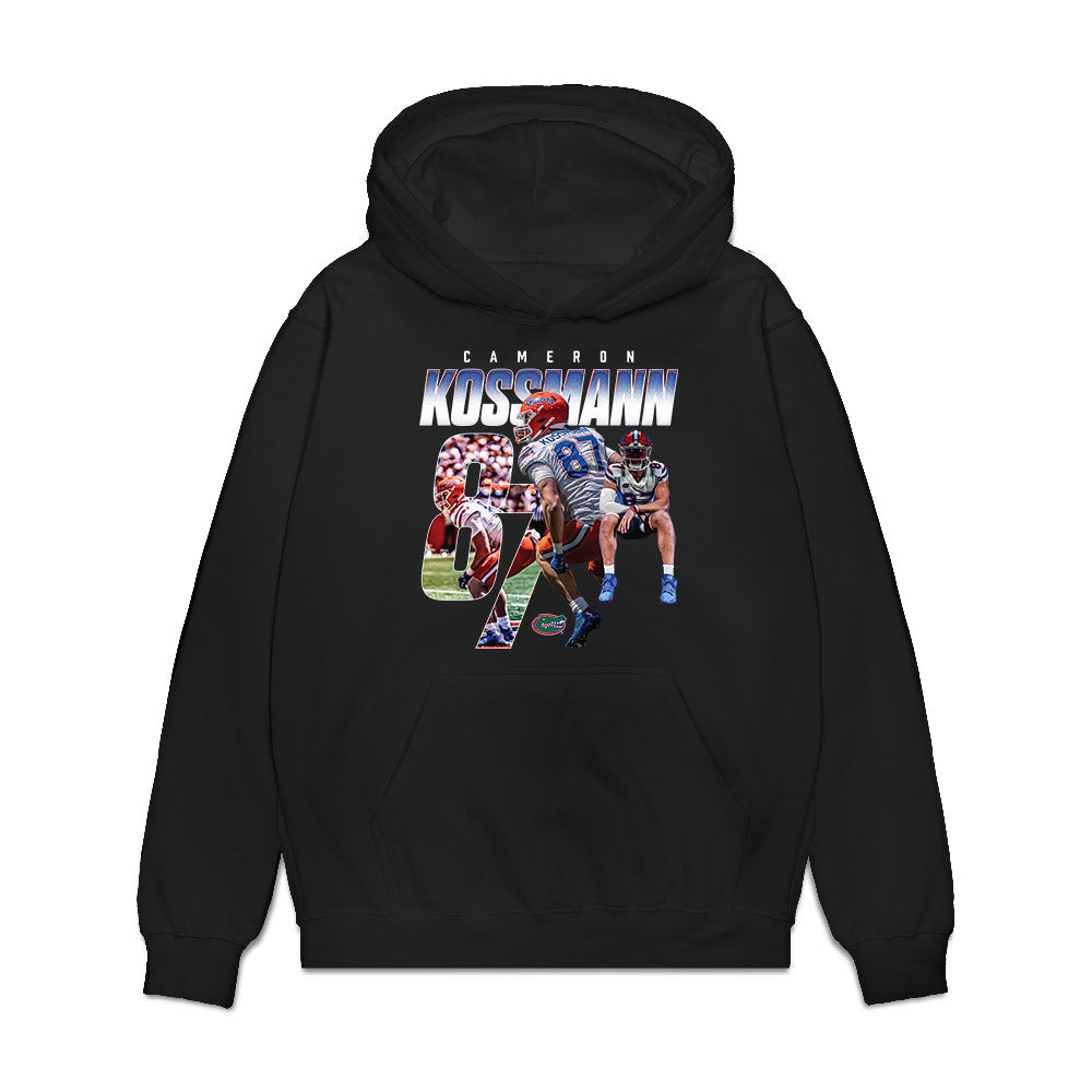 Florida - NCAA Football : Cameron Kossmann - Collage Premium Hooded Sweatshirt-0