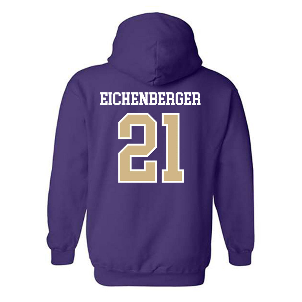 Washington - NCAA Women's Soccer : Kalea Eichenberger - Classic Shersey Hooded Sweatshirt-1