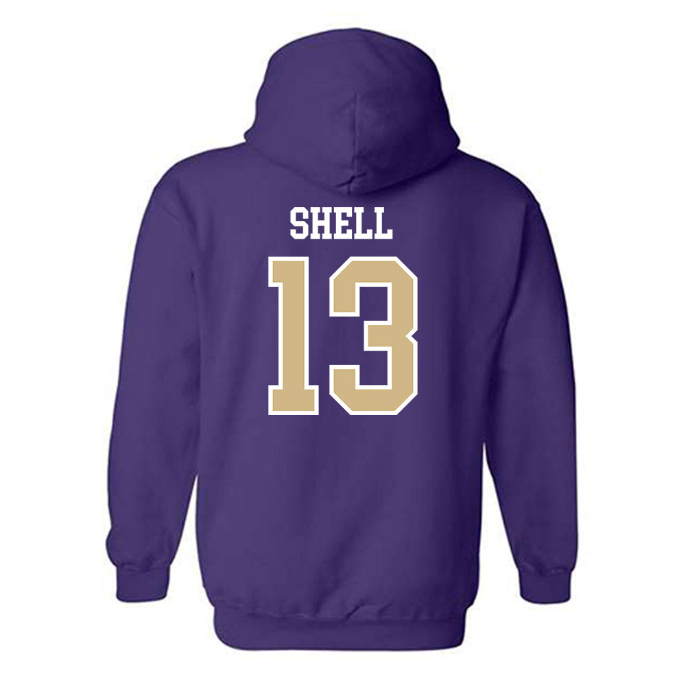 Washington - NCAA Women's Soccer : Samiah Shell - Classic Shersey Hooded Sweatshirt-1