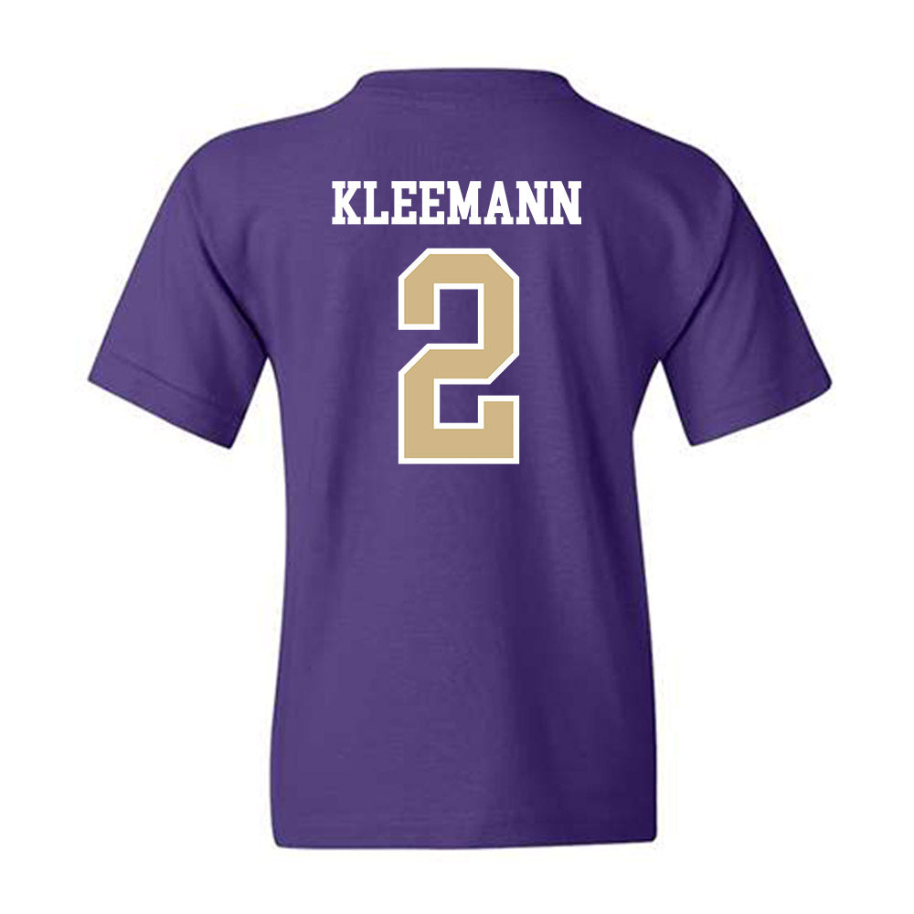 Washington - NCAA Men's Soccer : Philip Kleemann - Classic Shersey Youth T-Shirt-1