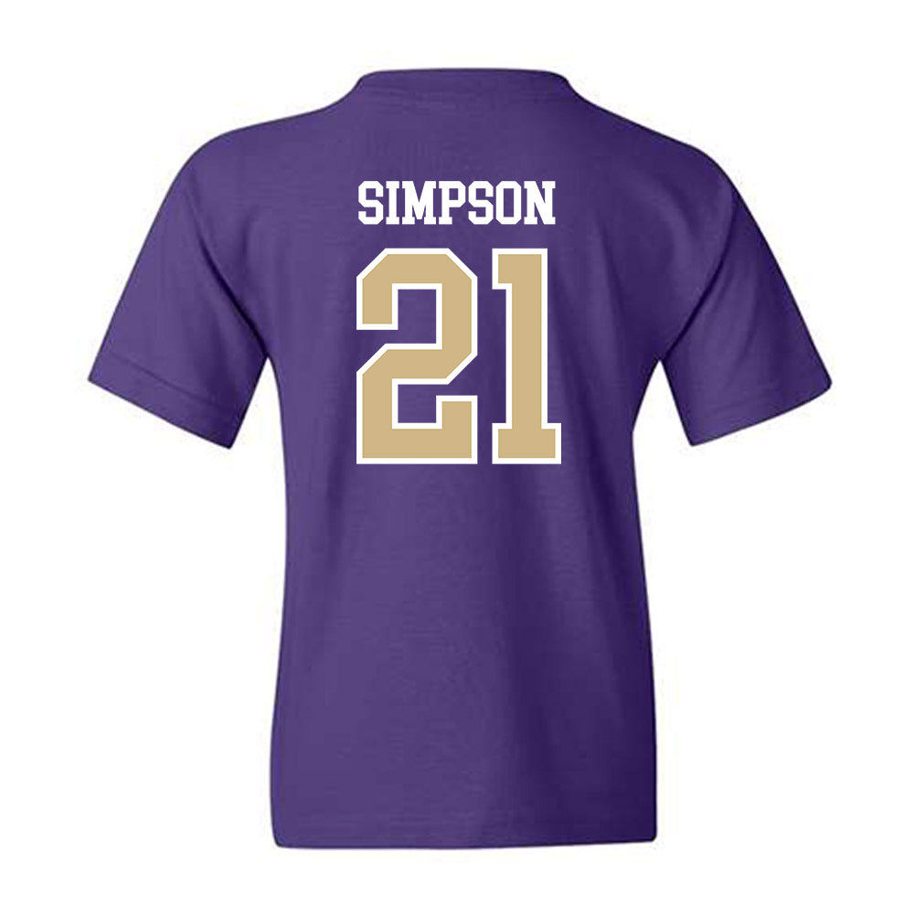 Washington - NCAA Women's Volleyball : Taylor Simpson - Classic Shersey Youth T-Shirt-1