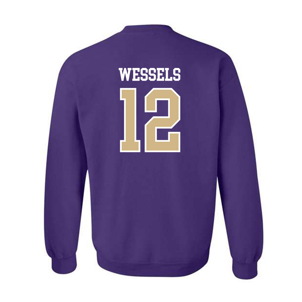 Washington - NCAA Women's Volleyball : Katy Wessels - Classic Shersey Crewneck Sweatshirt-1