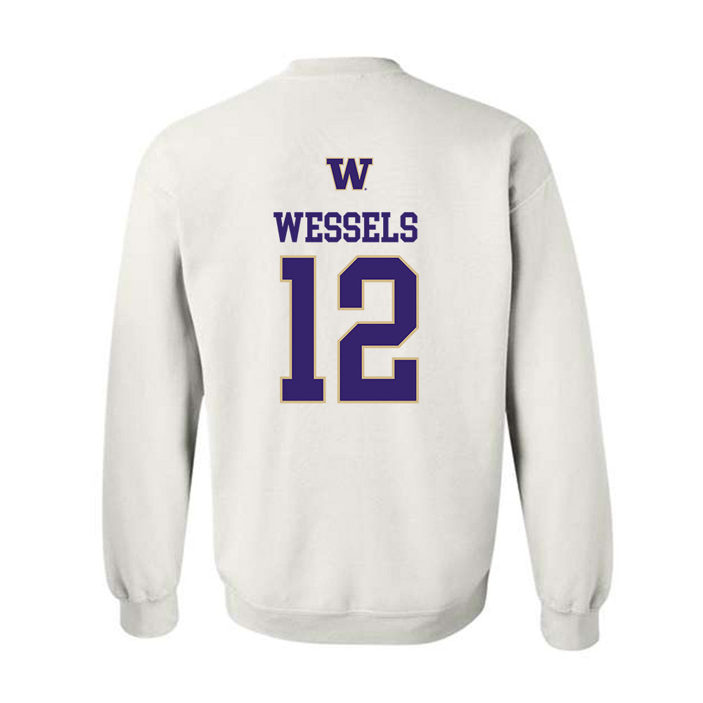 Washington - NCAA Women's Volleyball : Katy Wessels - Sports Shersey Crewneck Sweatshirt-1