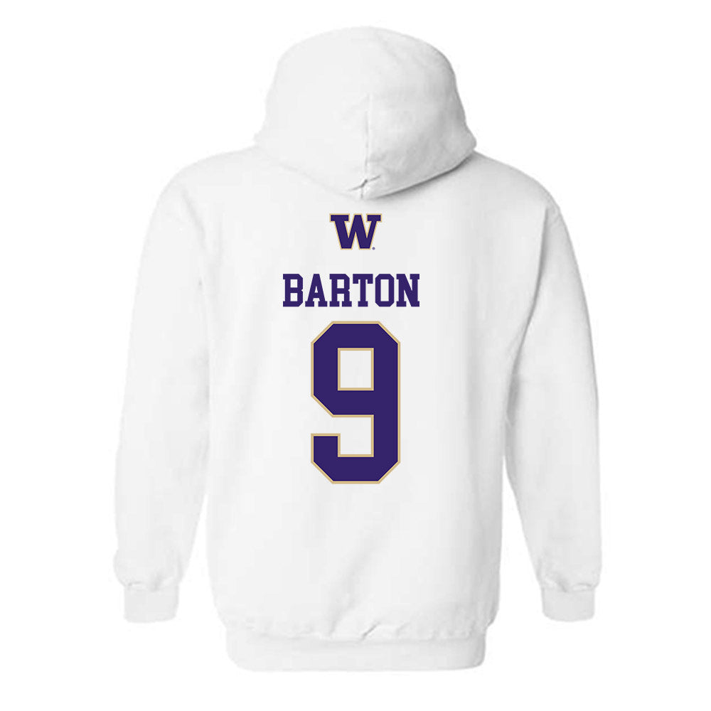 Washington - NCAA Women's Volleyball : Kierstyn Barton - Sports Shersey Hooded Sweatshirt-1