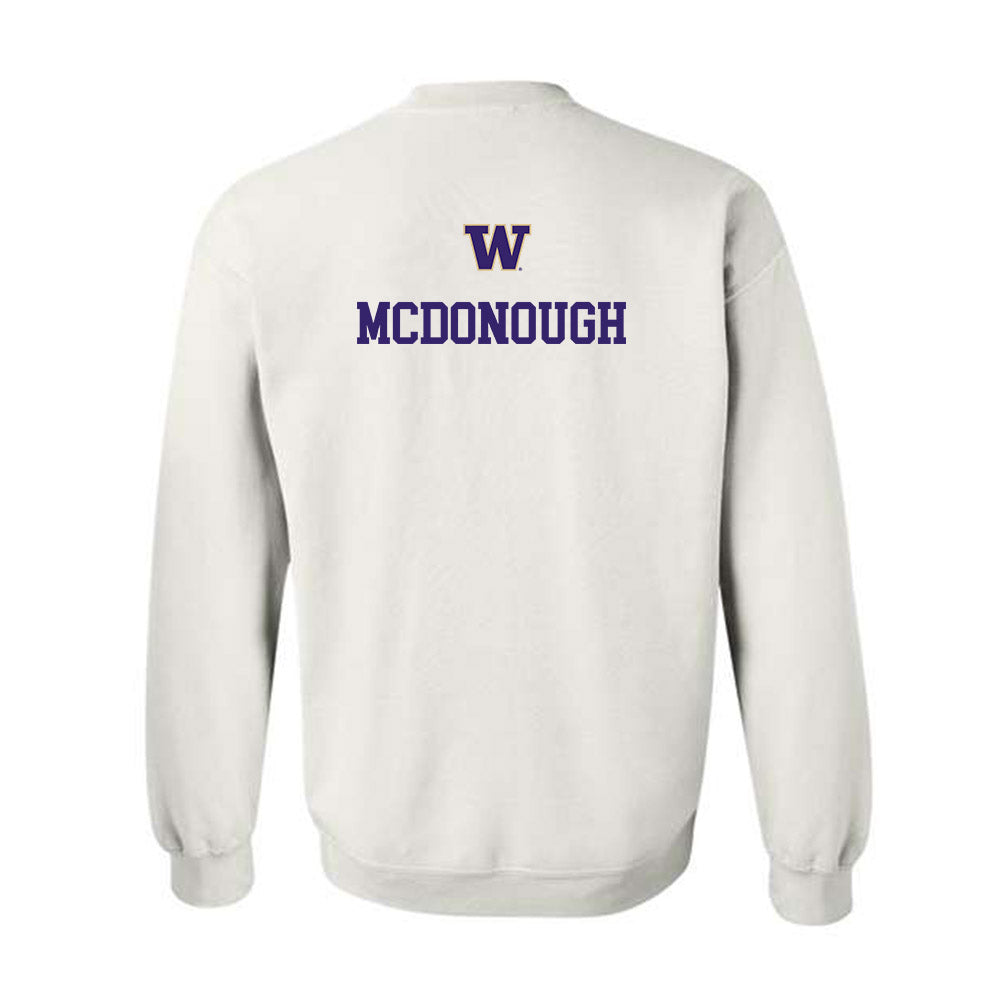 Washington - NCAA Women's Gymnastics : Mary McDonough - Sports Shersey Crewneck Sweatshirt-1