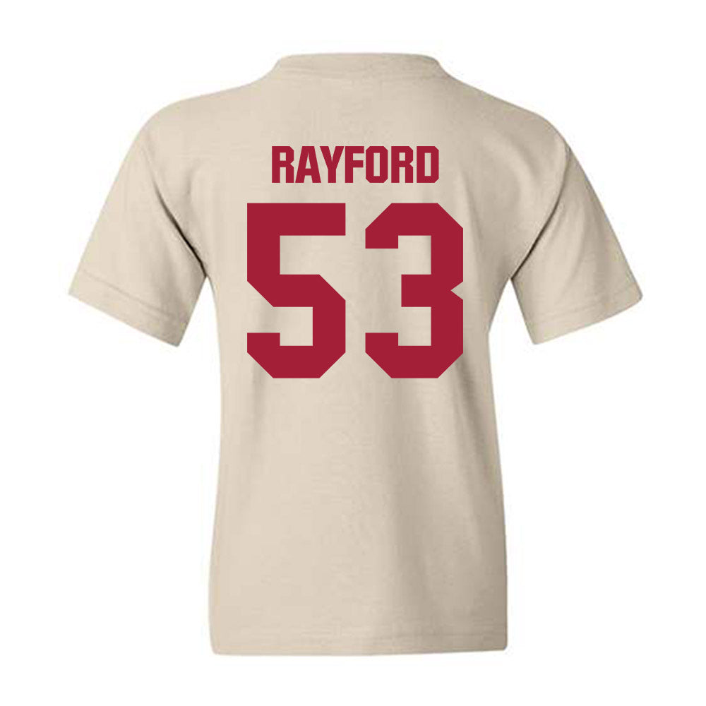 Indiana - NCAA Men's Basketball : Jordan Rayford - Youth T-Shirt-1