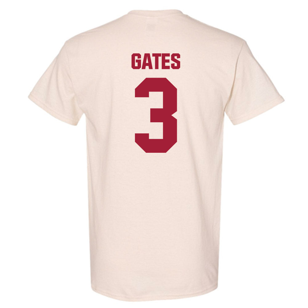Indiana - NCAA Baseball : Cal Gates - T-Shirt-1