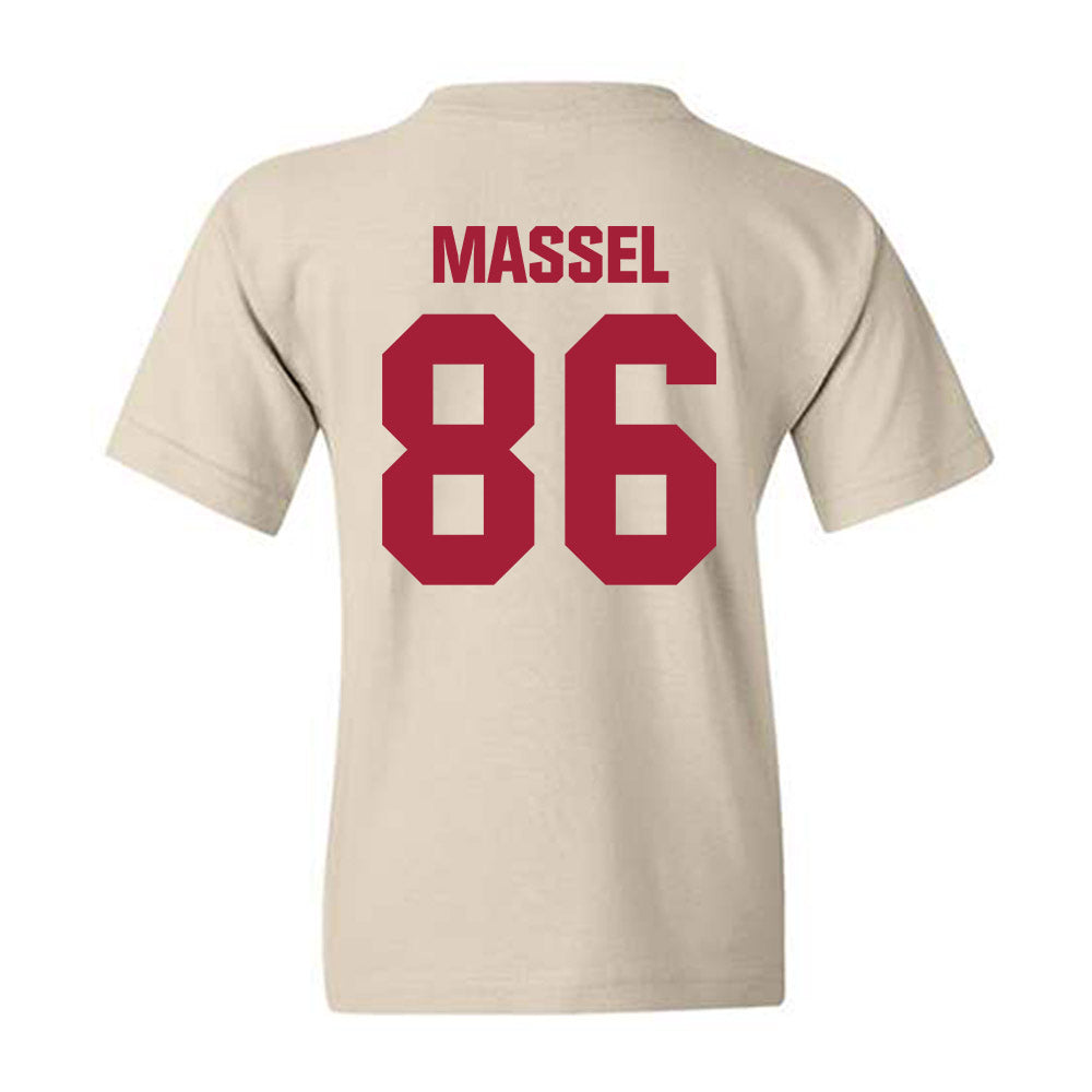 Indiana - NCAA Football : Bruno Massel - Youth T-Shirt-1