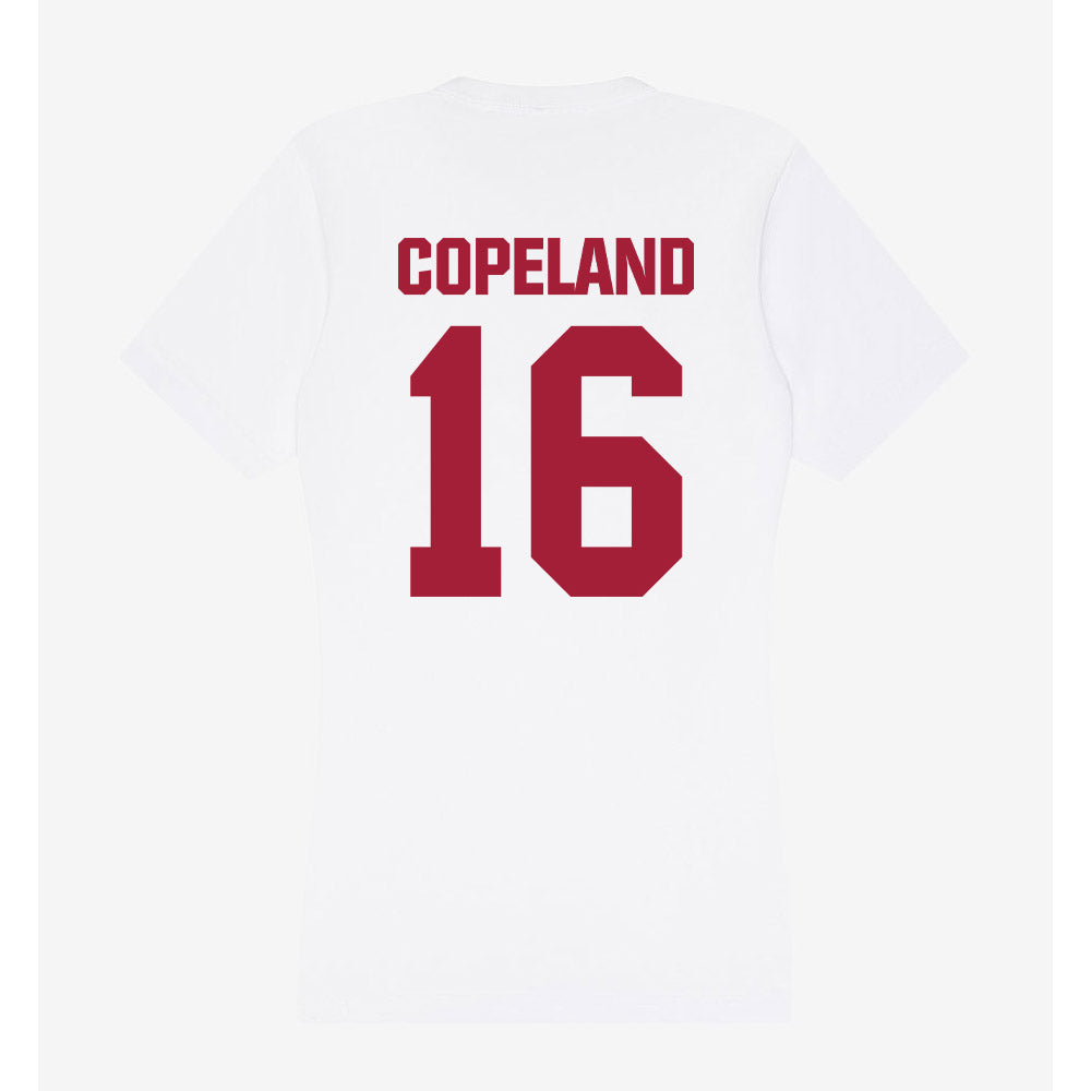 Indiana - NCAA Softball : Brianna Copeland - Women's V-Neck T-Shirt-1