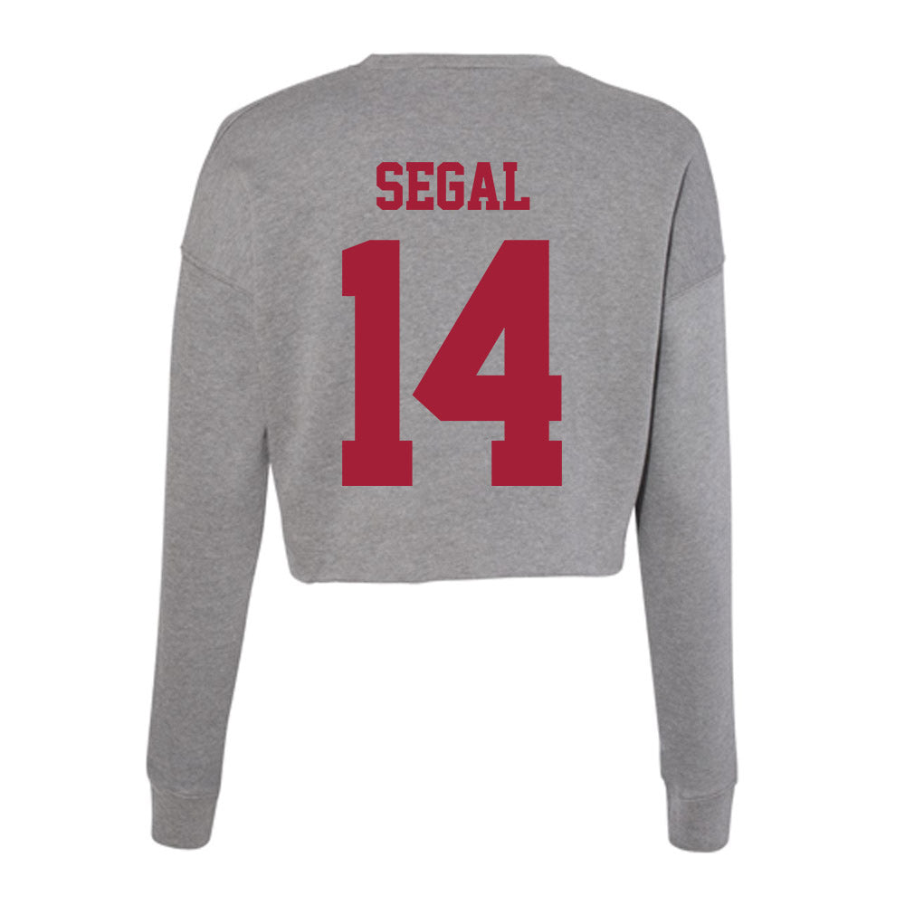 Indiana - NCAA Women's Volleyball : Emma Segal - Classic Shersey Women's Cropped Crew Fleece-1