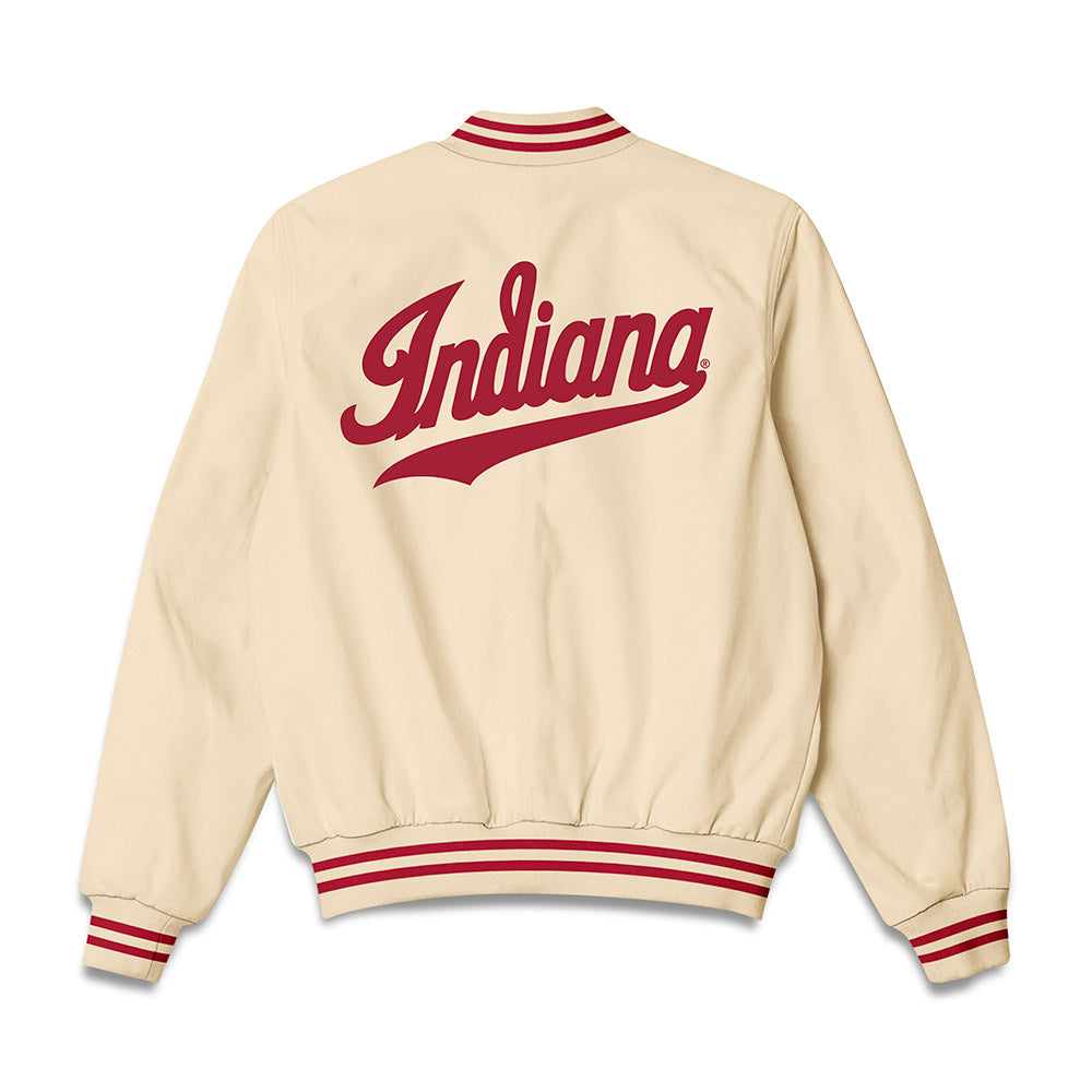 Indiana - NCAA Football : Jacob Bell - Bomber Jacket-1