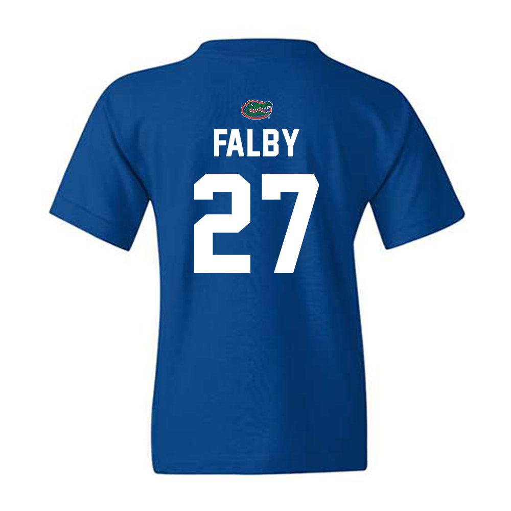 Florida - NCAA Softball : Kendra Falby - NCAA® Replica Shersey Youth T-Shirt-1