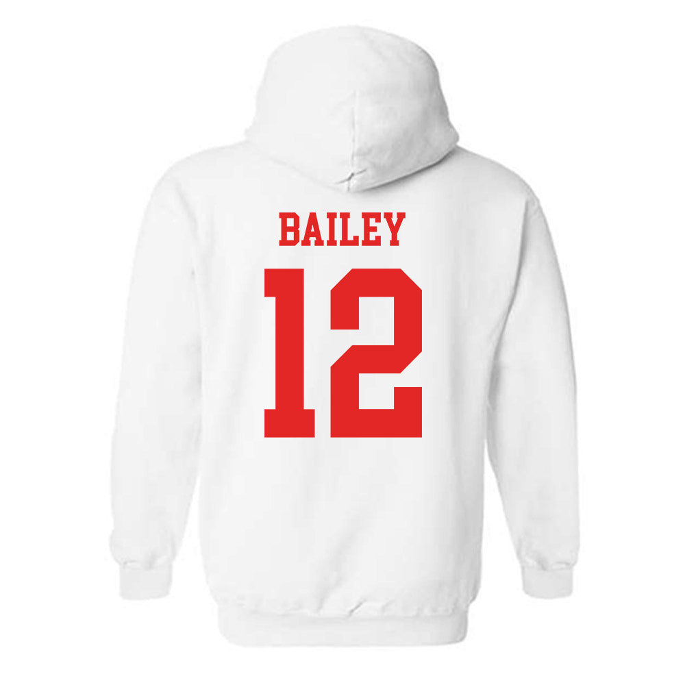 Texas Tech - NCAA Softball : Ellie Bailey - Replica Shersey Hooded Sweatshirt-1