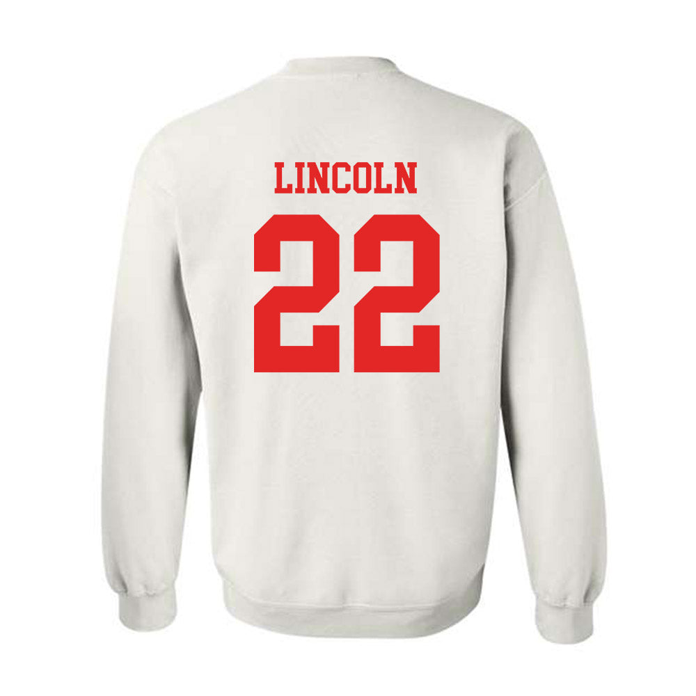 Texas Tech - NCAA Softball : Samantha Lincoln - Replica Shersey Crewneck Sweatshirt-1