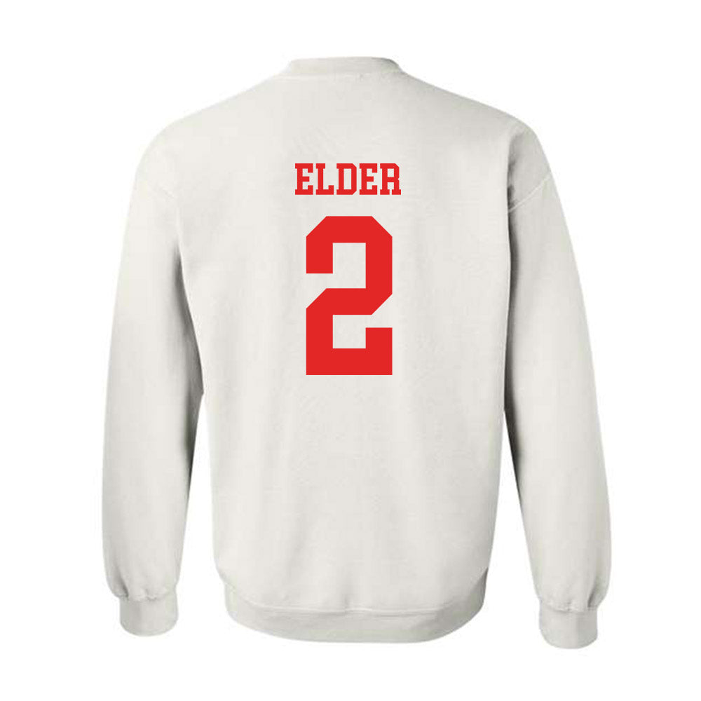 Texas Tech - NCAA Softball : Demi Elder - Replica Shersey Crewneck Sweatshirt-1