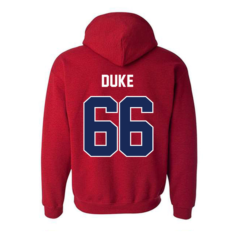Arizona - NCAA Softball : Addison Duke - NCAA® Replica Shersey Hooded Sweatshirt-1