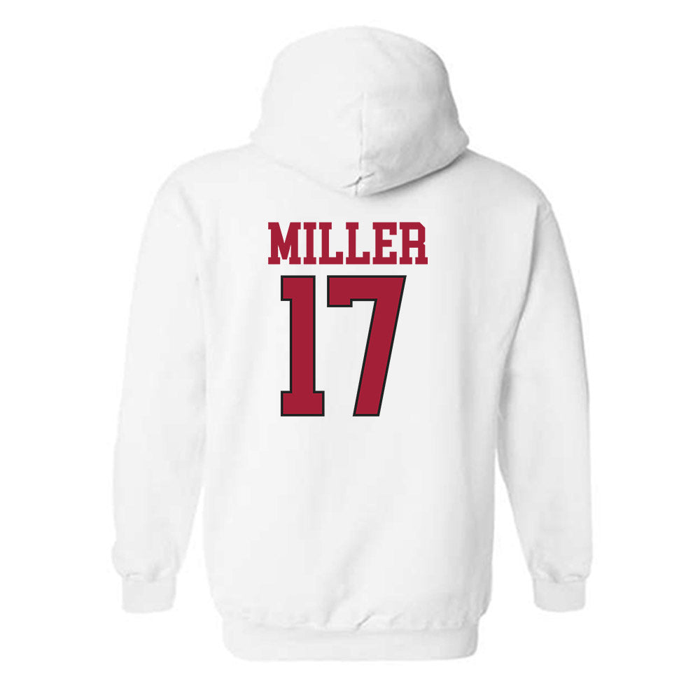 Arkansas - NCAA Softball : Kennedy Miller - Replica Shersey Hooded Sweatshirt-1