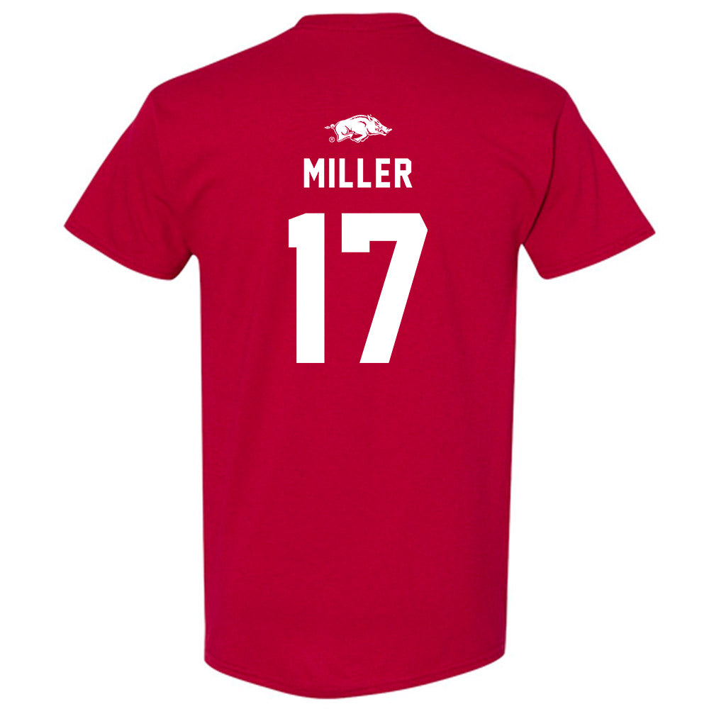 Arkansas - NCAA Softball : Kennedy Miller - Replica Shersey T-Shirt-1