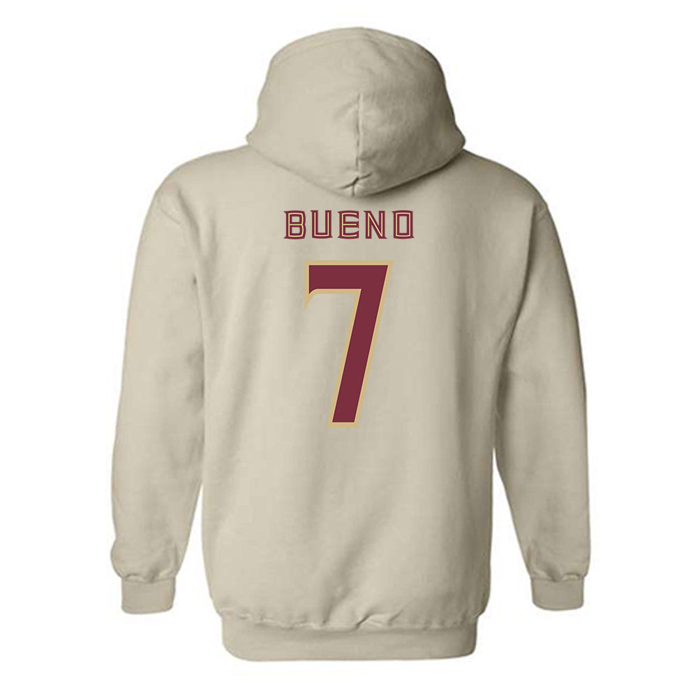 FSU - NCAA Softball : Angelee Bueno - Replica Shersey Hooded Sweatshirt-1