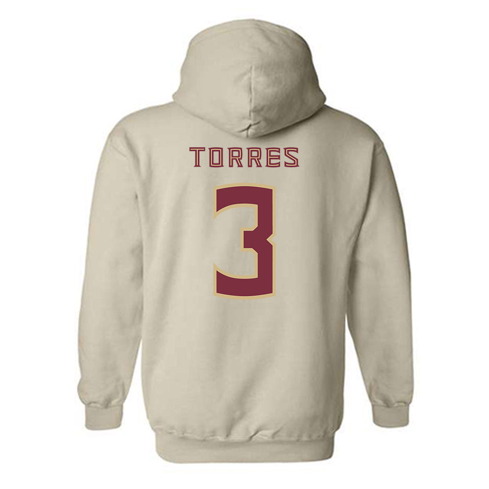 FSU - NCAA Softball : Isabella Torres - Replica Shersey Hooded Sweatshirt-1