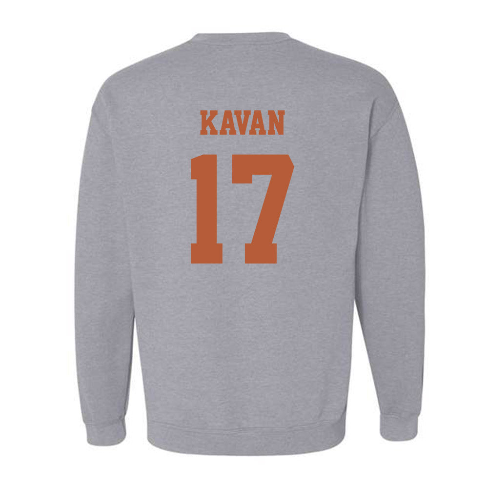 Texas - NCAA Softball : Teagan Kavan - Replica Shersey Crewneck Sweatshirt-1