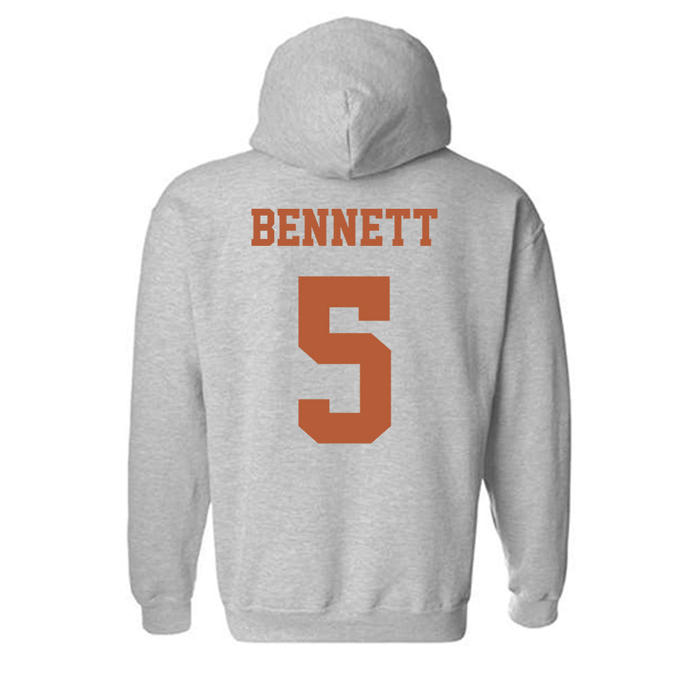 Texas - NCAA Softball : Kaydee Bennett - Replica Shersey Hooded Sweatshirt-1