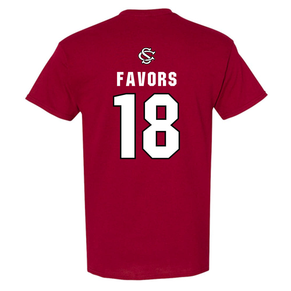South Carolina - NCAA Softball : Kaylee Favors - NCAA® Replica Shersey T-Shirt-1