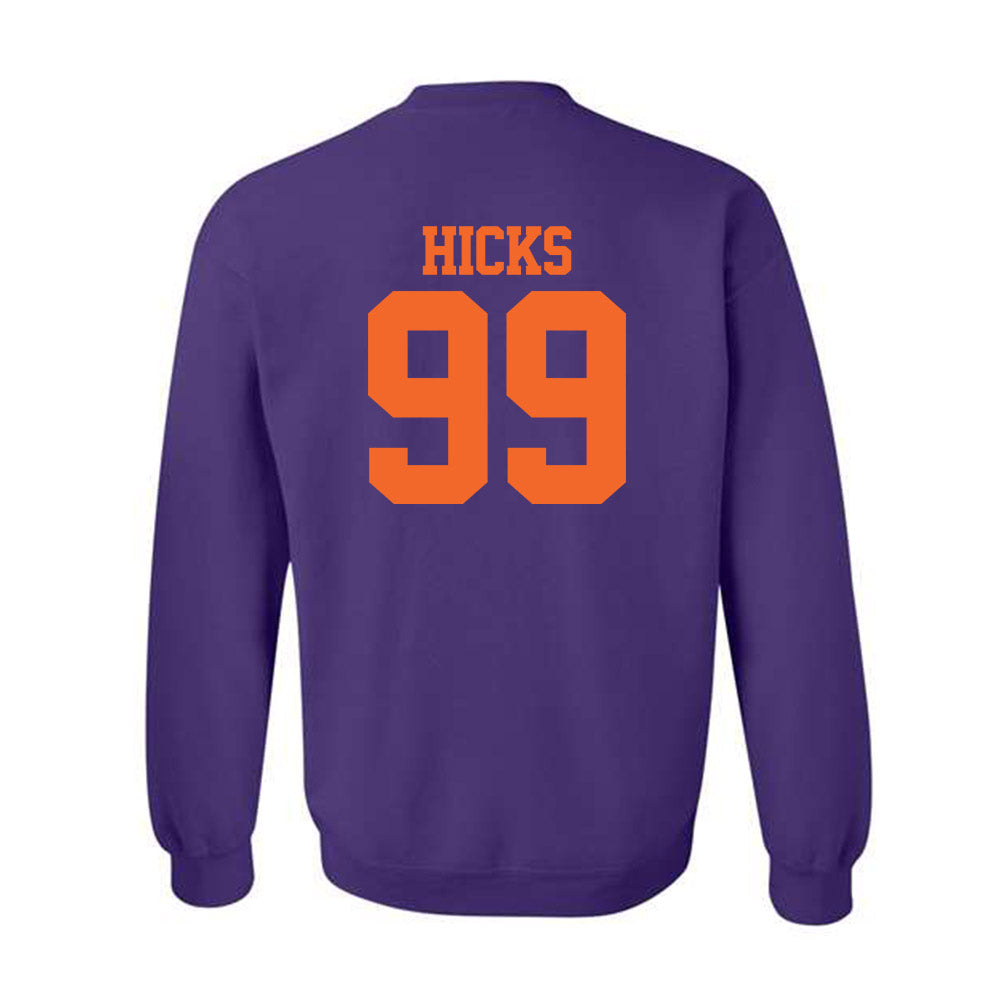 Clemson - NCAA Softball : Corri Hicks - NCAA® Replica Shersey Crewneck Sweatshirt-1