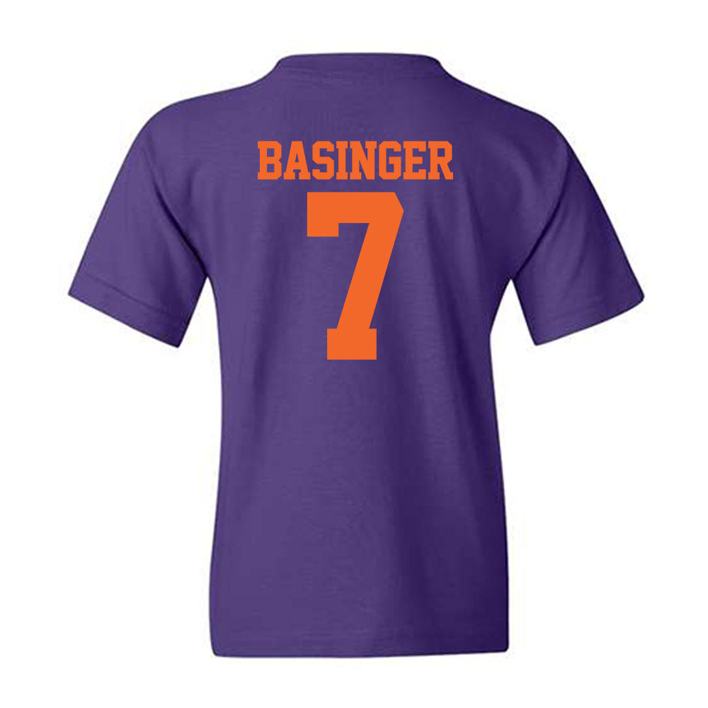 Clemson - NCAA Softball : Reese Basinger - NCAA® Replica Shersey Youth T-Shirt-1