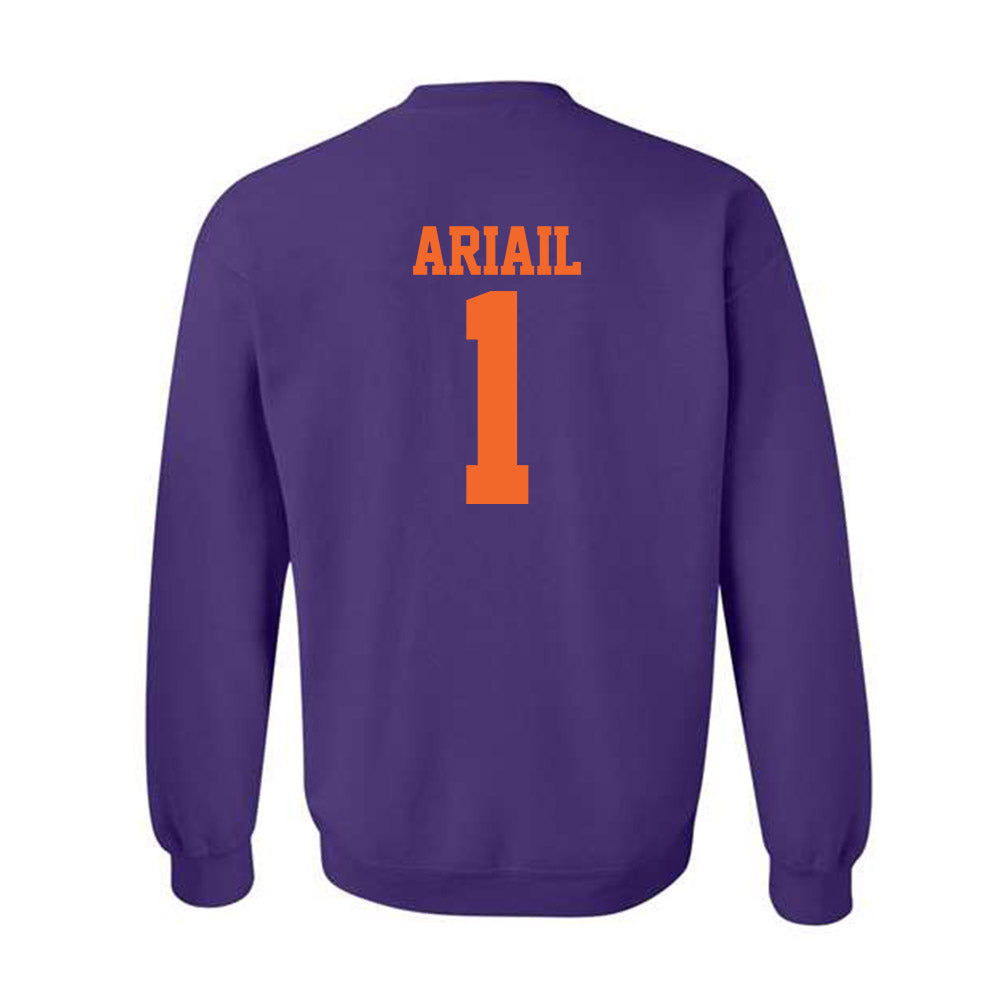 Clemson - NCAA Softball : Kennedy Ariail - NCAA® Replica Shersey Crewneck Sweatshirt-1
