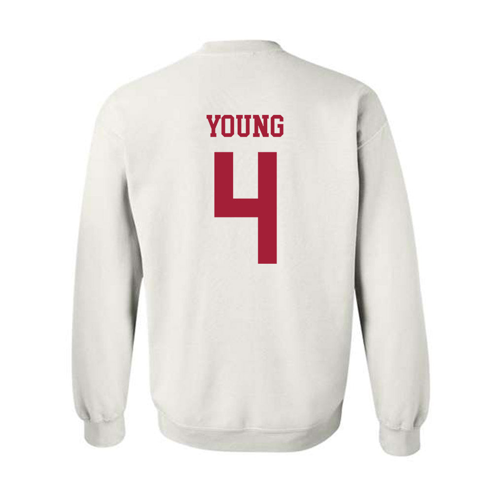Alabama - NCAA Softball : Jena Young - NCAA® Replica Shersey Crewneck Sweatshirt-1