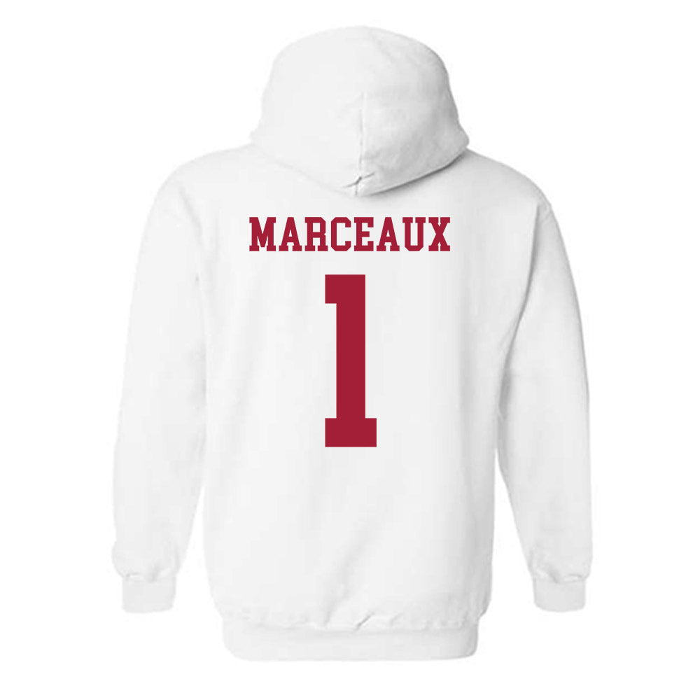 Alabama - NCAA Softball : Kennedy Marceaux - NCAA® Replica Shersey Hooded Sweatshirt-1