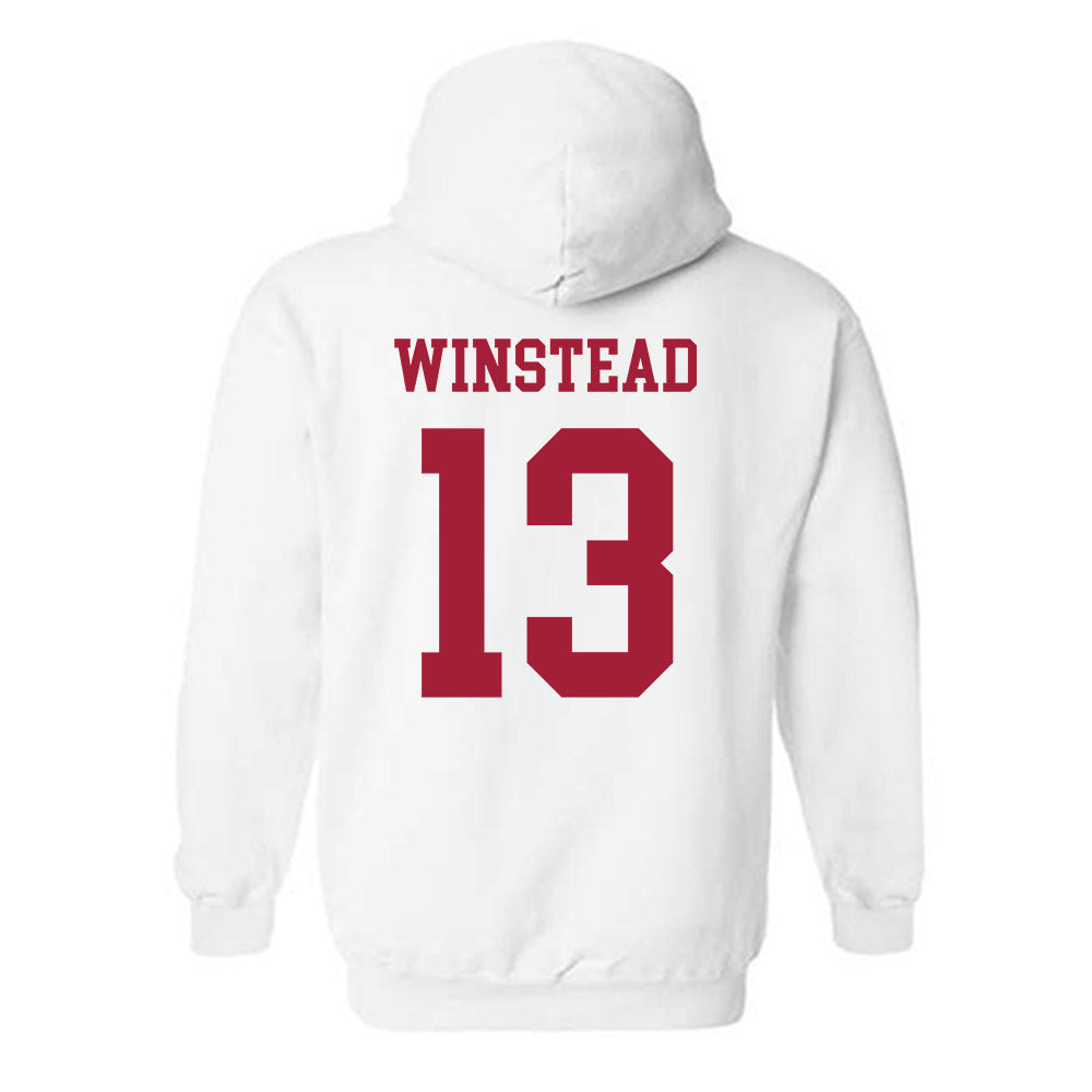 Alabama - NCAA Softball : Emily Winstead - NCAA® Replica Shersey Hooded Sweatshirt-1