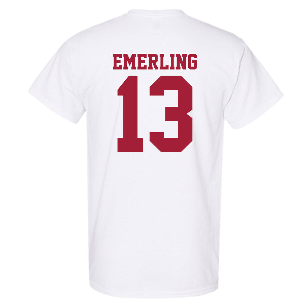 Oklahoma - NCAA Softball : Isabela Emerling - White NCAA® Shersey T-Shirt-1