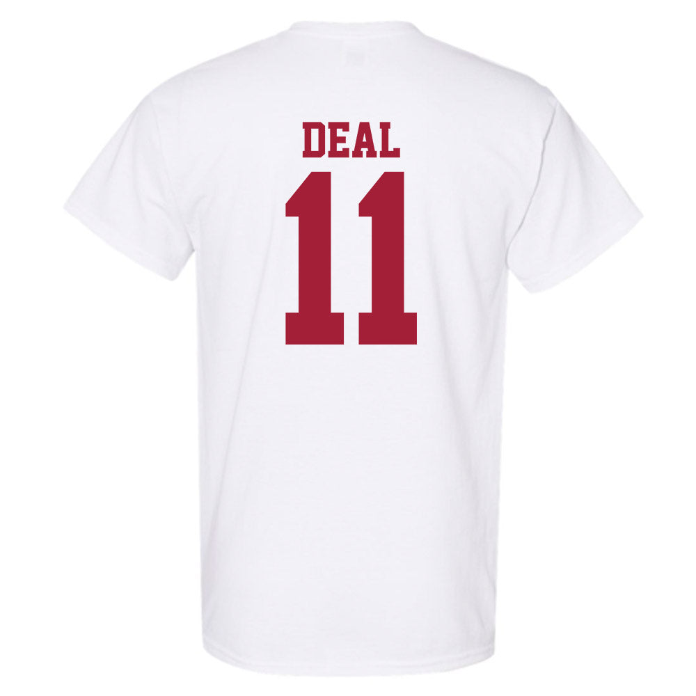 Oklahoma - NCAA Softball : Kierston Deal - White NCAA® Shersey T-Shirt-1