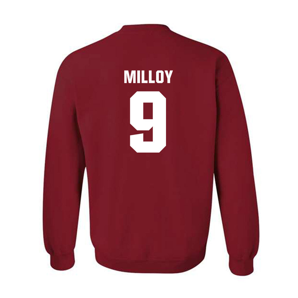 Oklahoma - NCAA Softball : Tia Milloy - Cardinal NCAA® Shersey Crewneck Sweatshirt-1