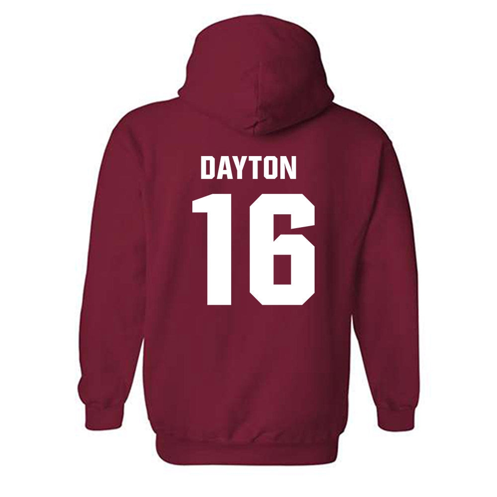 Oklahoma - NCAA Softball : Abigale Dayton - Cardinal NCAA® Shersey Hooded Sweatshirt-1