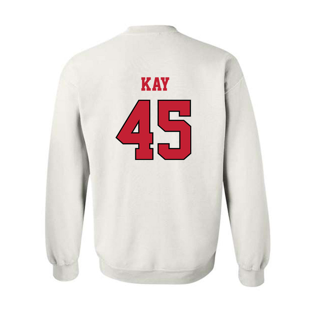 Ohio State - NCAA Softball : Kennedy Kay - NCAA® Replica Shersey Crewneck Sweatshirt-1