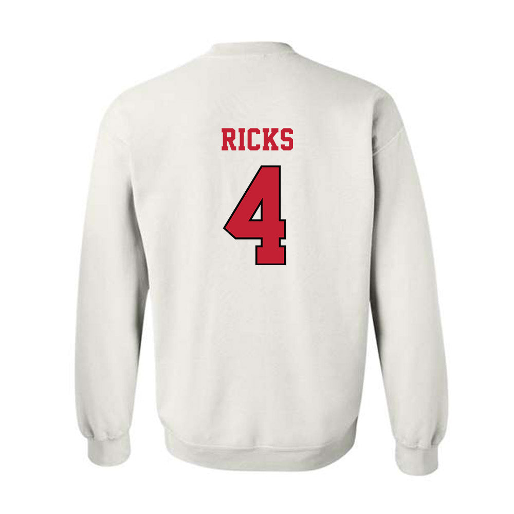 Ohio State - NCAA Softball : Kailea Ricks - NCAA® Replica Shersey Crewneck Sweatshirt-1