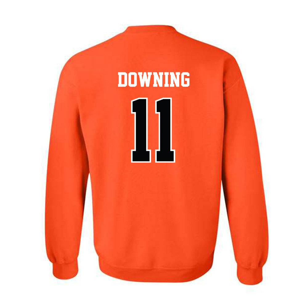 Oklahoma State - NCAA Softball : Preslee Downing - NCAA® Replica Shersey Crewneck Sweatshirt-1