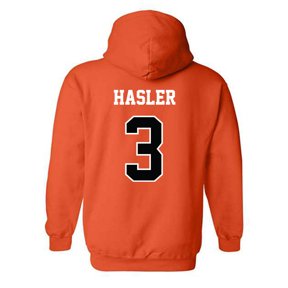 Oklahoma State - NCAA Softball : Amanda Hasler - Replica Shersey Hooded Sweatshirt-1