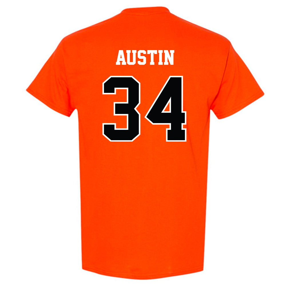 Oklahoma State - NCAA Softball : Jayelle Austin - NCAA® Replica Shersey T-Shirt-1