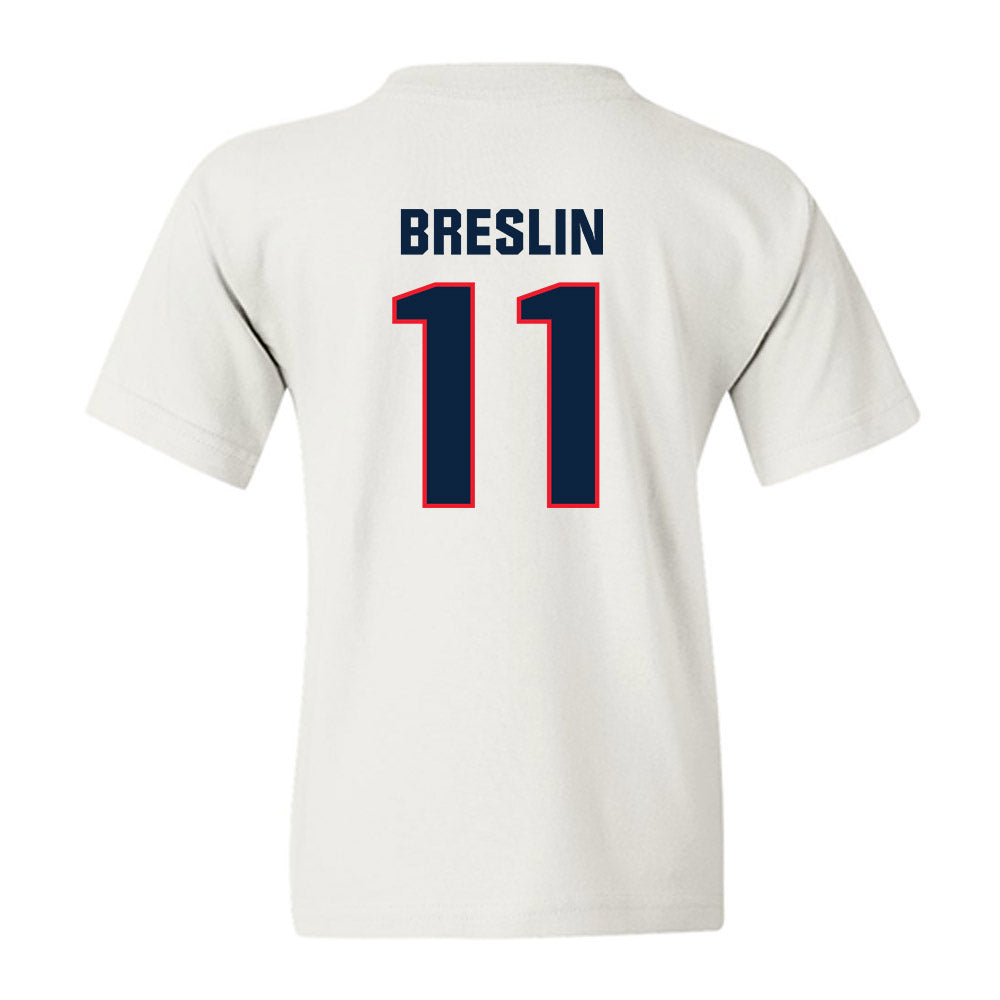 UConn - NCAA Softball : Kaitlyn Breslin - Replica Shersey Youth T-Shirt-1