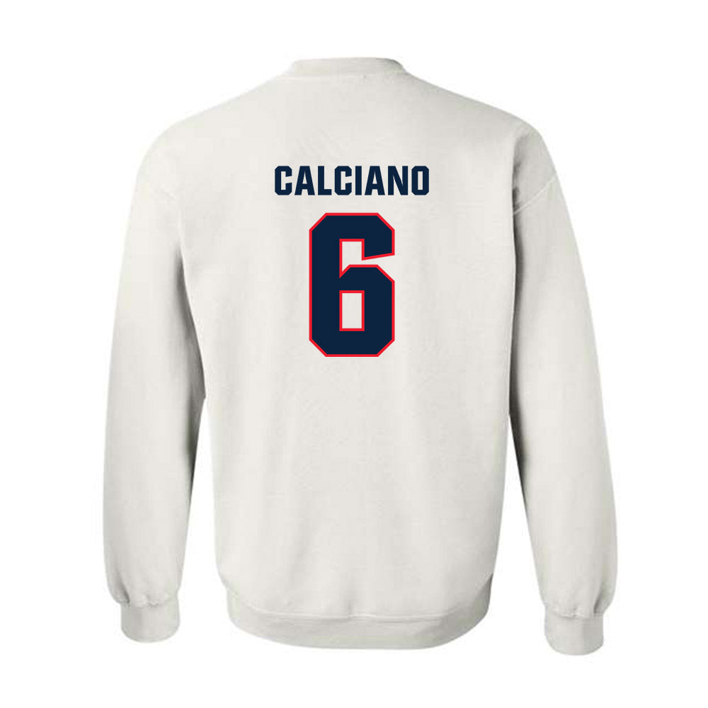 UConn - NCAA Softball : Ava Calciano - NCAA® Replica Shersey Crewneck Sweatshirt-1