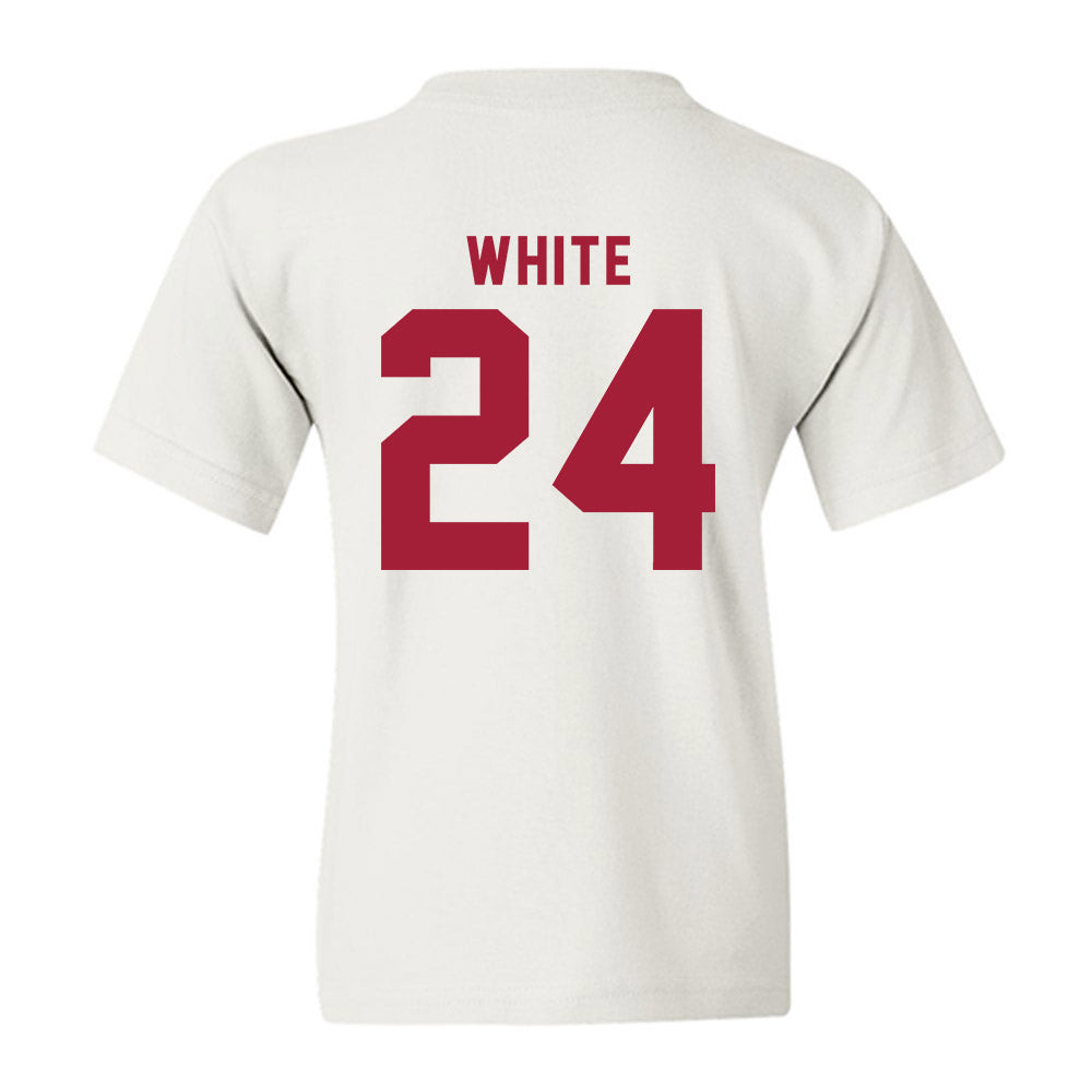 Indiana - NCAA Softball : Josie White - NCAA® Replica Shersey Youth T-Shirt-1