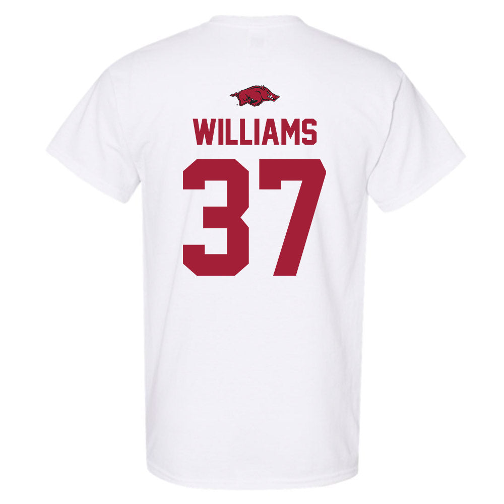 Arkansas - NCAA Baseball : Luke Williams - Replica Shersey T-Shirt-1