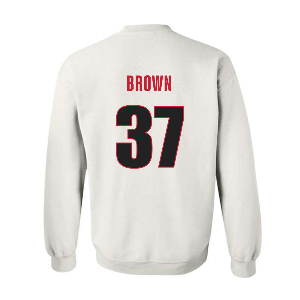 Georgia - NCAA Baseball : Zachary Brown - NCAA® Replica Shersey Crewneck Sweatshirt-1