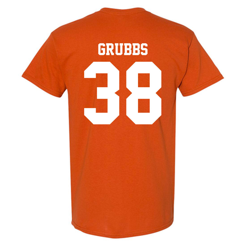 Texas - NCAA Baseball : Max Grubbs - Replica Shersey T-Shirt-1