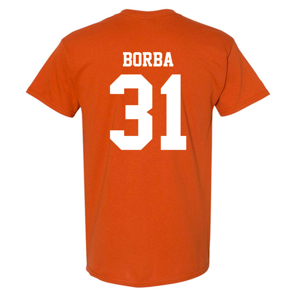 Texas - NCAA Baseball : Casey Borba - Replica Shersey T-Shirt-1