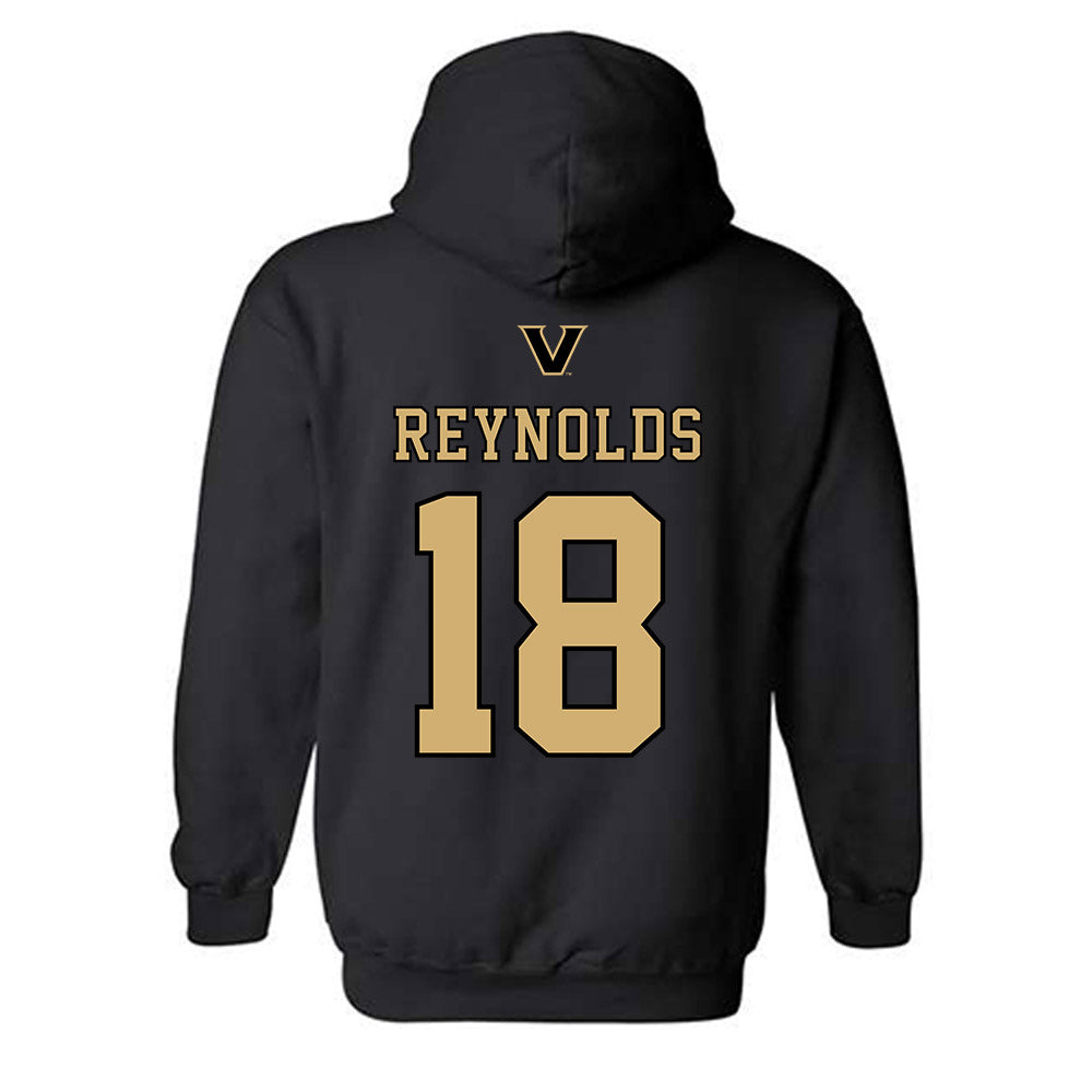 Vanderbilt - NCAA Baseball : Korbin Reynolds - VandyBoys NCAA® Shersey Hooded Sweatshirt-1